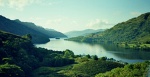 Early morning boat on Loch Lomond