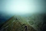 Approaching Ben Nevis from Carn Mor Dearg
