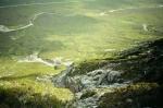 Looking down from Buachaille Etive Mor