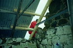On the roof