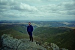 James on Aran Fawddwy