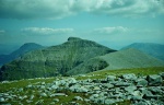Looking back along Beinn Damh