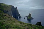 Natural arch and stack