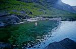 Swimming in the Coruisk river