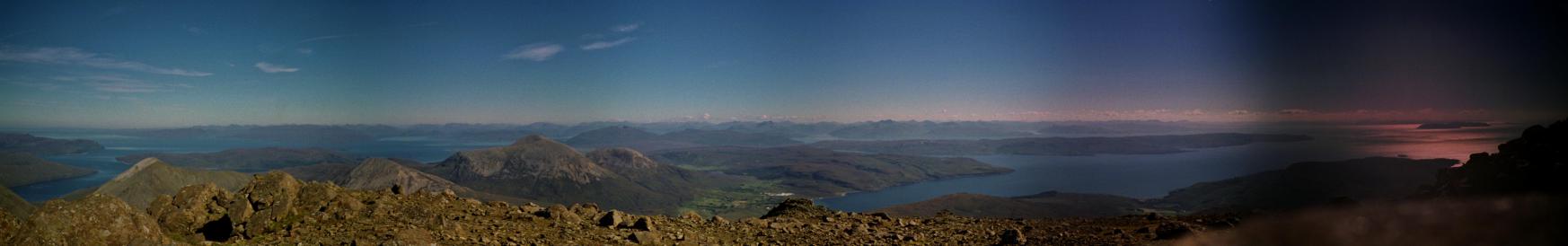 1996-09-19h.jpg - Scotland from Bl&agrave; Bheinn