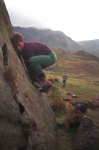 Dave bouldering