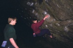 Night bouldering - Hilary