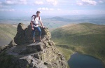 Pete Wilson on Sharp Edge, Blencathra