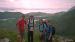 Rob, David, Tim and Sarah on Garbh Bheinn