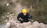 Pippa in Cherry Hinton chalk pits