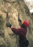 Hilary in Cherry Hinton chalk pits