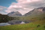 Liathach and Beinn Eighe from Loch Clair