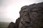 Almscliff in the rain