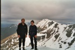 Toby and Hilary on Sgùrr Eilde Beag