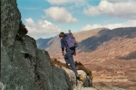 Hilary on the Buachaille