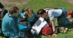 Map reading with Russell, Harriet and Andreas