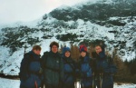 Lottie, Peter, Harriet, Marion and Naomi at Blea Tarn