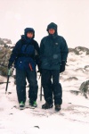 Pete and Lottie at the top of Wetherlam