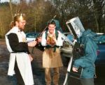 Toby, Rob and Peter in costume