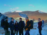 Claire, Pete, Lottie, George, Dom and Rachel on Catbells