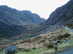 Looking back up the road