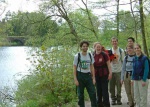 Ingleborough Lake - Gustav, Kate, Tom, Ching, Claudia and Rachel