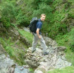 Mark still posing for the camera - but looking impatient!