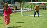 He's nonplussed by Ginny's shot