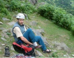 Gearing-up at Scout Crags