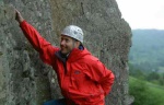 Mark posing