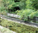 Aqueduct and railway tunnel