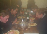 Steamy supper in the bunkhouse