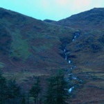 Waterfall near the hut