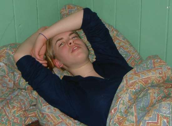 20031122-172520.jpg - Clare relaxing