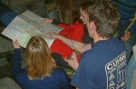 Clare, Kate and Michael make plans