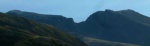 Scafell and the Pike separated by Mickledore