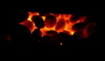 The fire