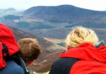 Eggy and Kate admire the view