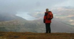 Kate looks down on Ennerdale Water