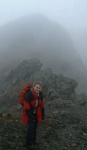 Kate about to climb Steeple