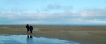 Peter and Lottie on the beach