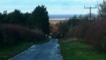 Looking back towards the sea