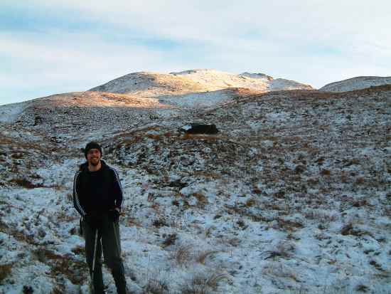 20031229-094050.jpg - Tim on Beinn Fhionndlaidh