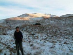 Tim on Beinn Fhionndlaidh