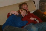Tired!  Lottie and Peter
