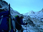 Setting off into Coire nan Lochan