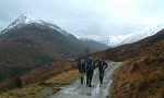 On the Lairig Mòr track