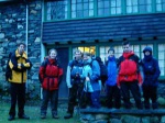 Gordon, Kate, Eggy, Helen, Michael, Michal and David ready for an early start