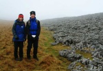 Catherine and Michael at the start of the rocky bit