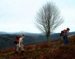 Kate and Scott set off on Sunday morning (and Catherine and Michael, if you look carefully)